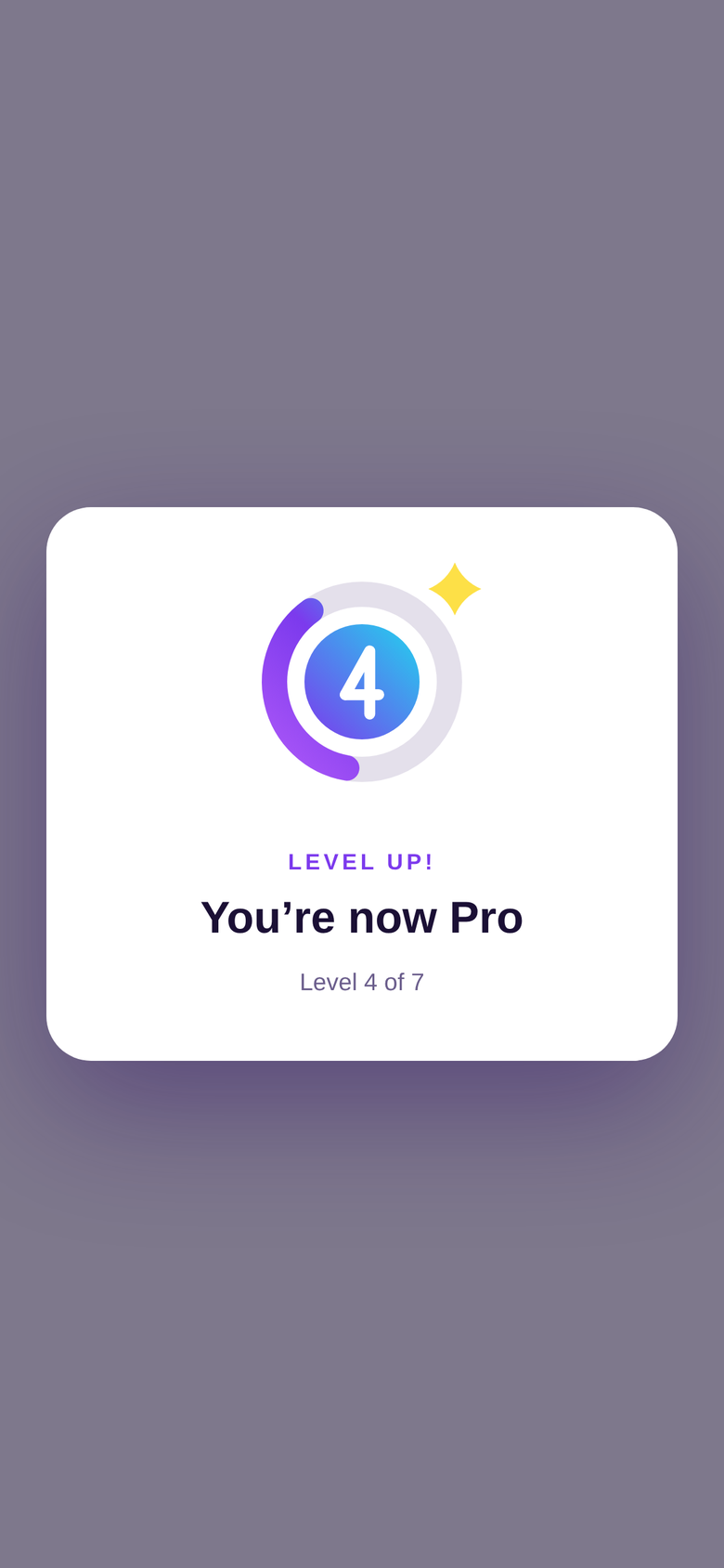 The level-up moment