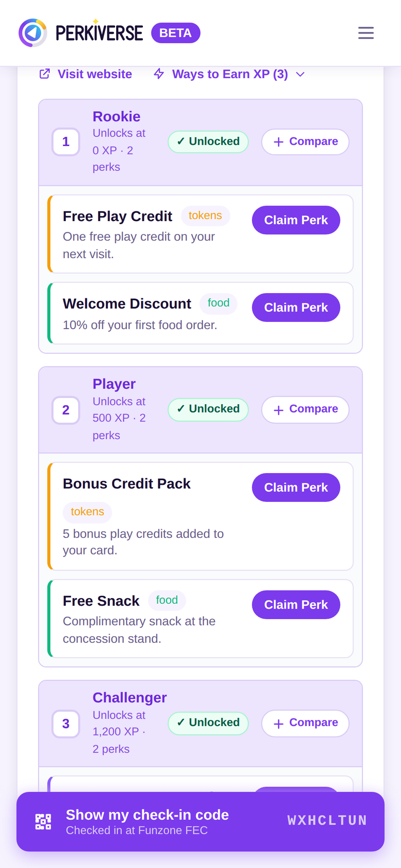 The perk marketplace
